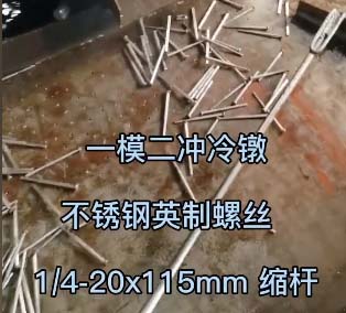 非標(biāo)不銹鋼螺絲效果圖